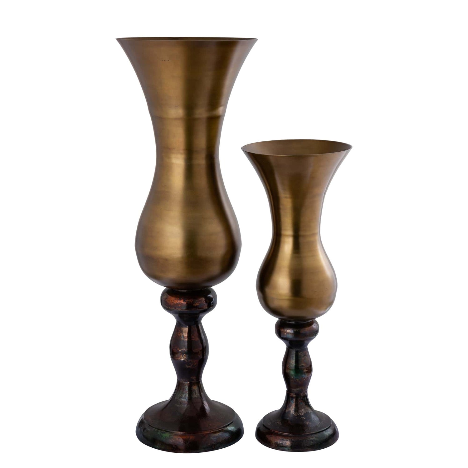 PTMD Ginno Messing gegoten gegoten alu pot antiek M