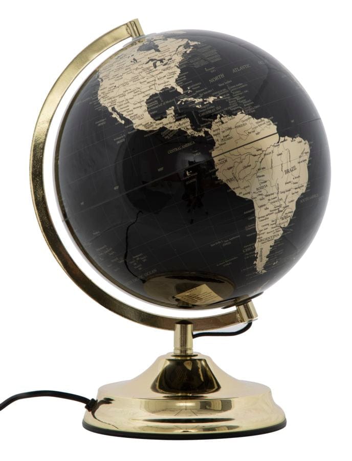 Mauro Ferretti GLOBE GOLD WITH LIGHT CM Ø 25X38