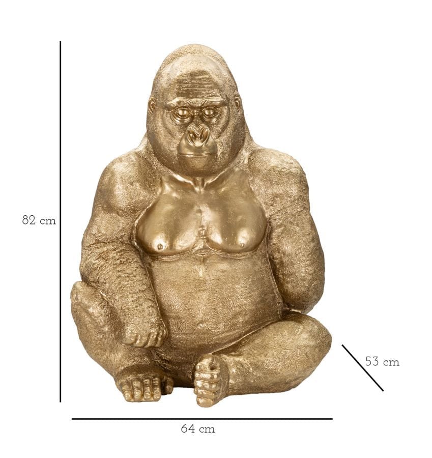 Mauro Ferretti GOLD GORILLA CM 64X53X82