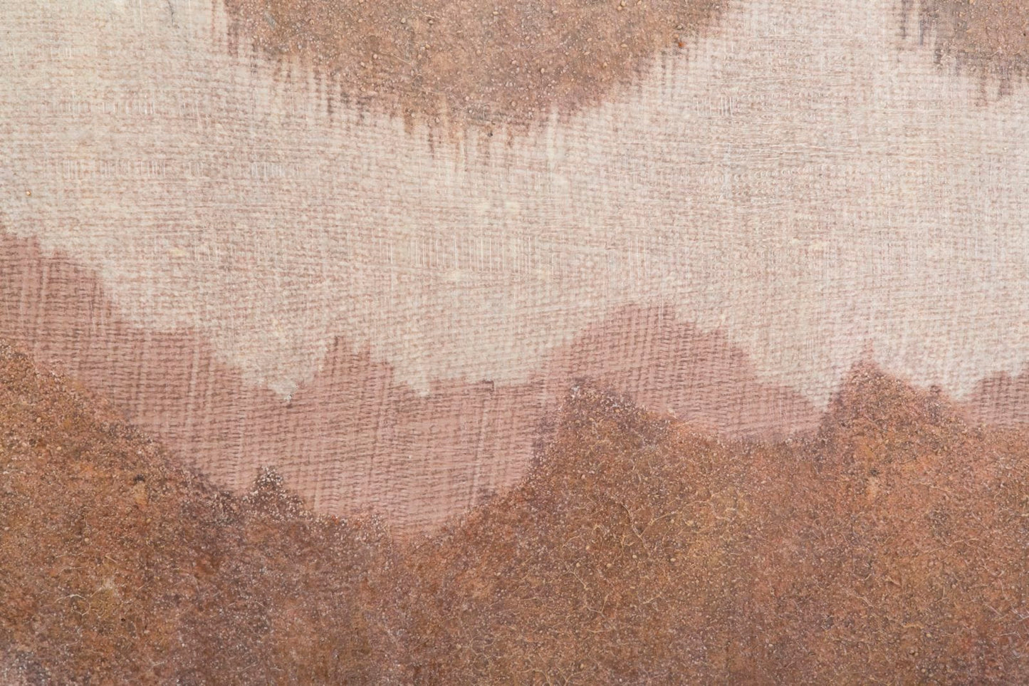 Mauro Ferretti HANDMADE WALL PAINTING BROWNY CM 80X3,7X100