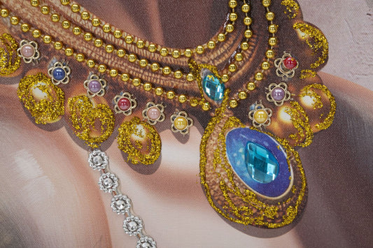 Mauro Ferretti HANDMADE WALL PAINTING KIM 80X3X120