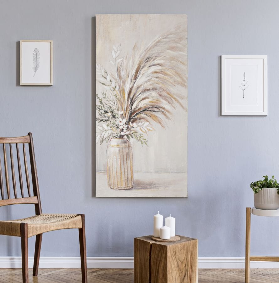 Mauro Ferretti HANDMADE WALL PAINTING KIUKKU -A- CM 60X2,8X120