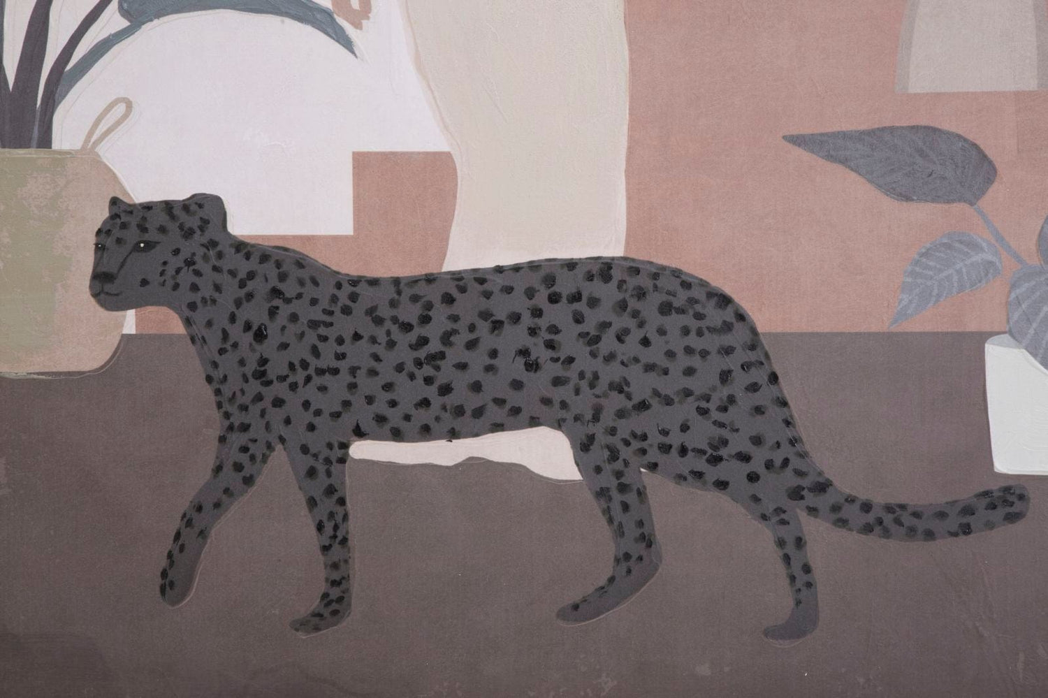 Mauro Ferretti HANDMADE WALL PAINTING LADY -C- CM 80X3,7X100