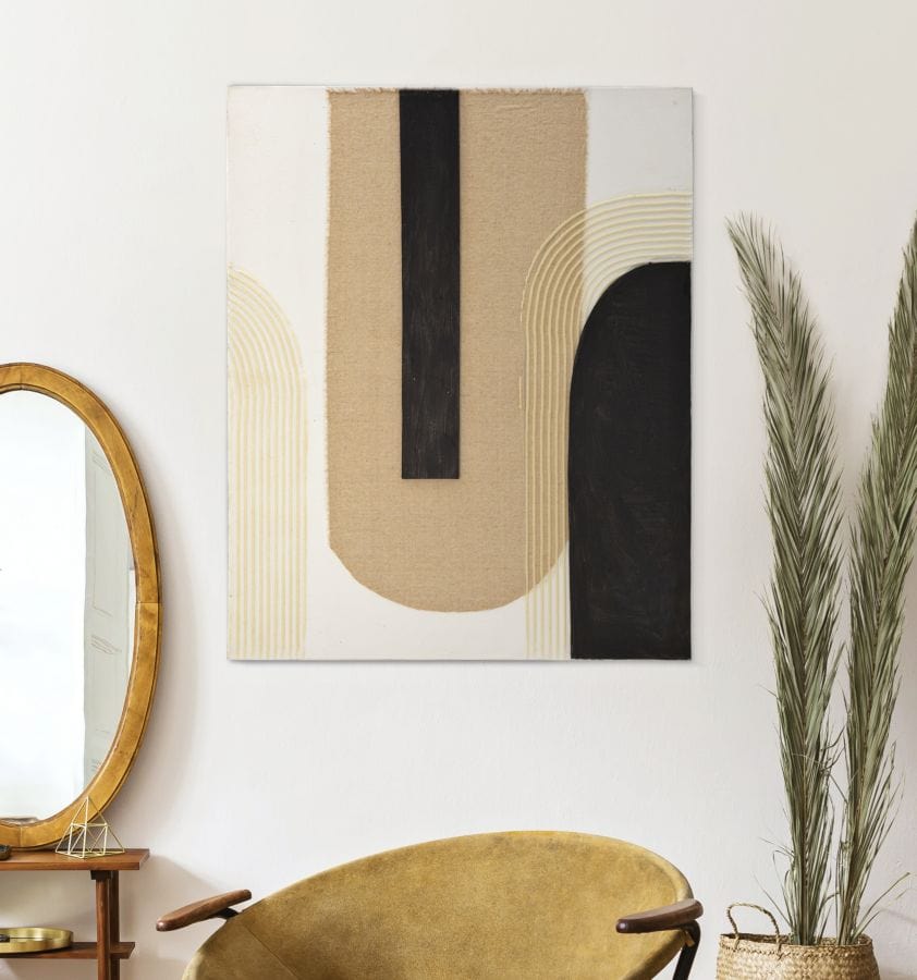 Mauro Ferretti HANDMADE WALL PAINTING LOFTY -A- CM 80X2,8X100