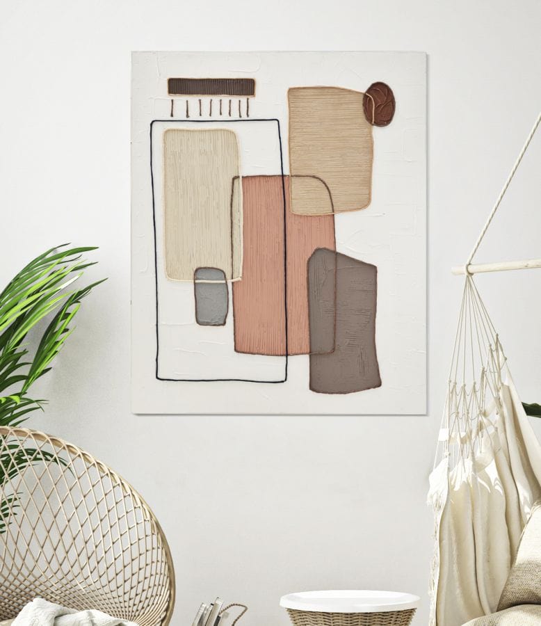 Mauro Ferretti HANDMADE WALL PAINTING PAINT -A- CM 80X2,8X100