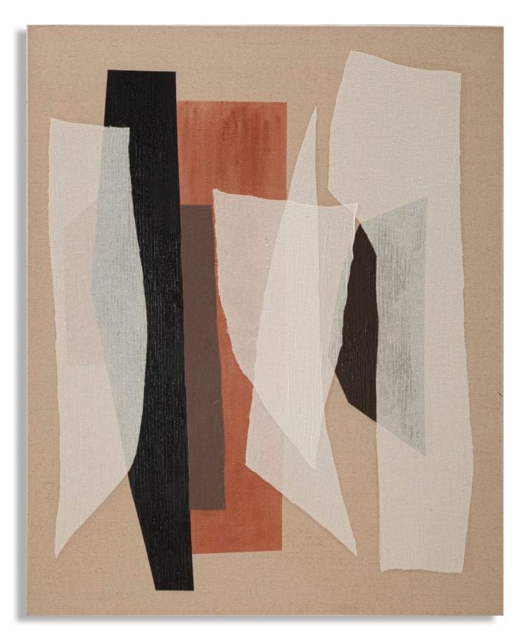 Mauro Ferretti HANDMADE WALL PAINTING REDY -B- CM 80X2,8X100