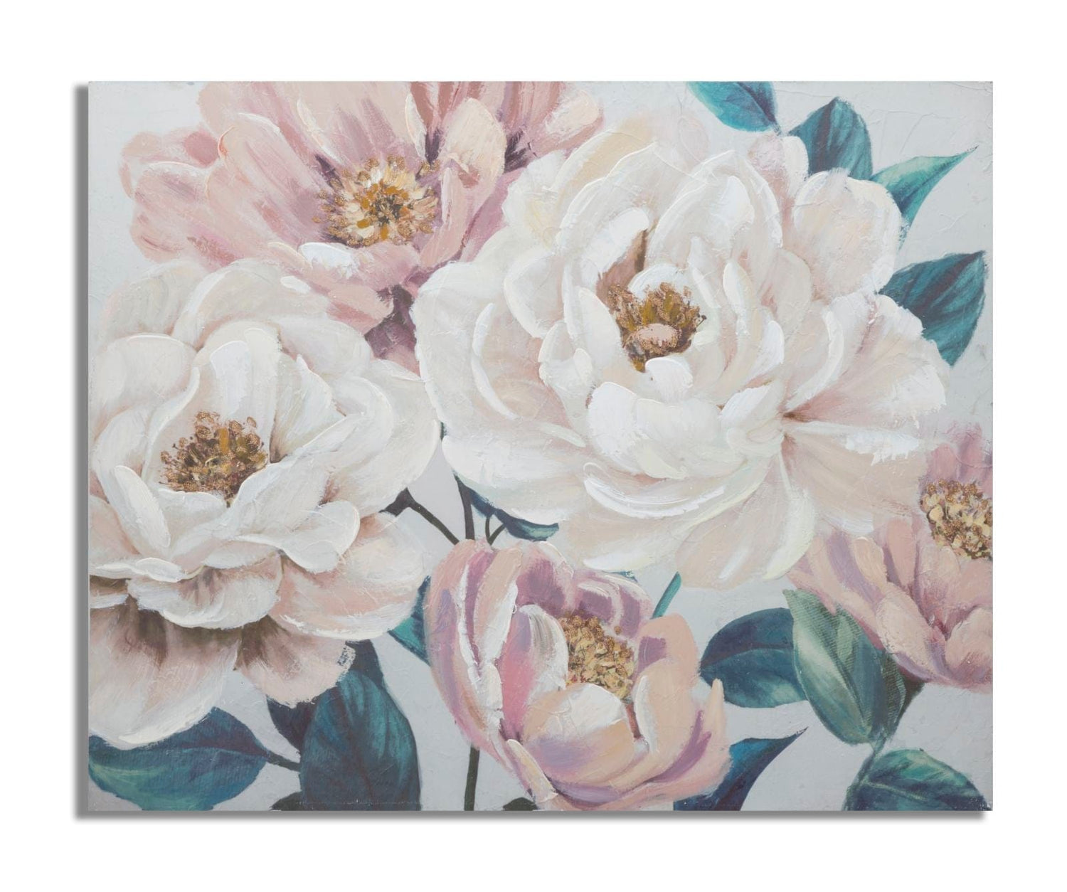 Mauro Ferretti HANDMADE WALL PAINTING SOFT FLOWER CM 
 100X3,7X80