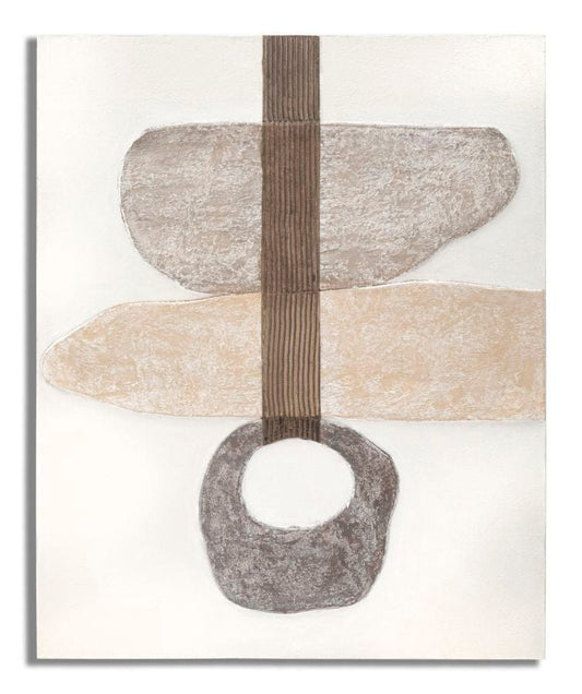 Mauro Ferretti HANDMADE WALL PAINTING STONY -A- CM 80X2,8X100