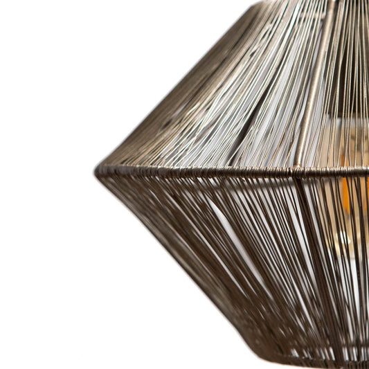 1304 Design Hanglamp CHARLY antiek brons Ø30x20cm