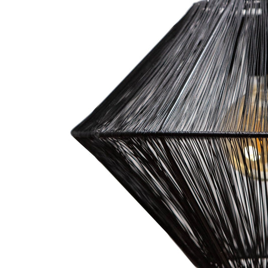 1304 Design Hanglamp CHARLY mat zwart Ø40x27cm
