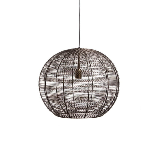 1304 Design Hanglamp LUCAS antiek brons Ø50x38cm