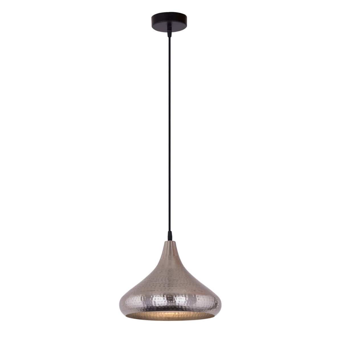 Voglrieder kreatives Wohnen Hanglamp metaal halfrond druppelvorm goud/zilver vintage