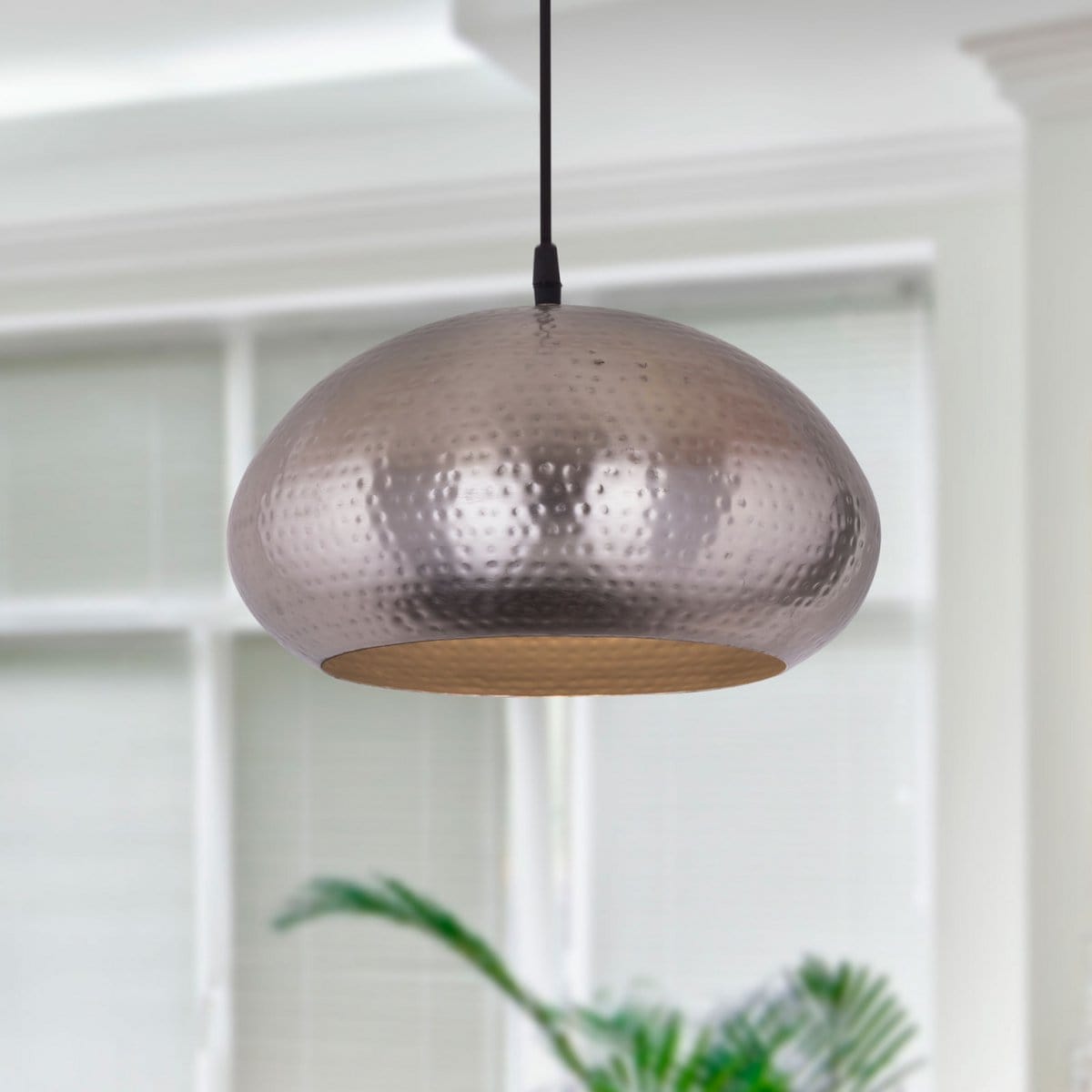 Voglrieder kreatives Wohnen Hanglamp metaal halfrond goud/zilver vintage