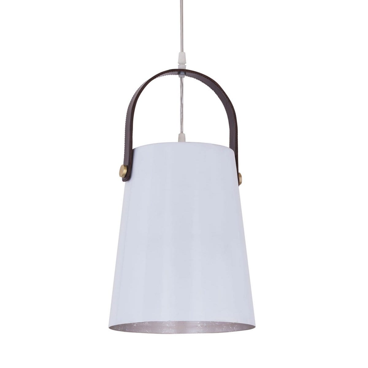 Voglrieder kreatives Wohnen Hanglamp metaal met leren beugel hanglamp eettafel plafondlamp vintage stijl