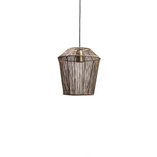 1304 Design Hanglamp MILA antiek brons Ø33x36cm
