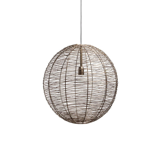 1304 Design Hanglamp NATHAN antiek brons Ø55x55cm