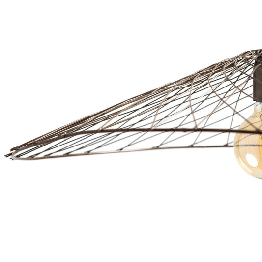 1304 Design Hanglamp OLIVER antiek brons 70x60x15cm