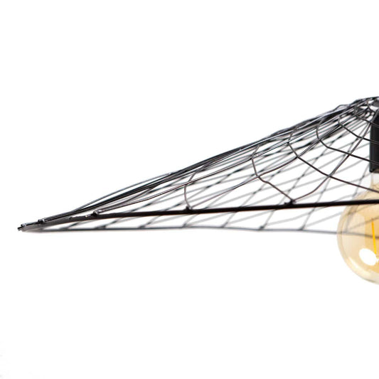 1304 Design Hanglamp OLIVER mat zwart 70x60x15cm