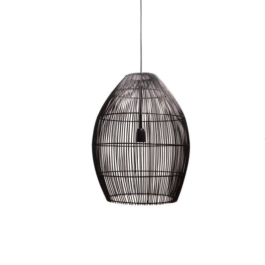 1304 Design Hanglamp RILEY mat zwart Ø43x55