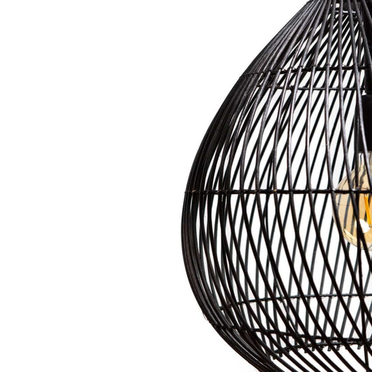 1304 Design Hanglamp RYAN mat zwart Ø45x45cm