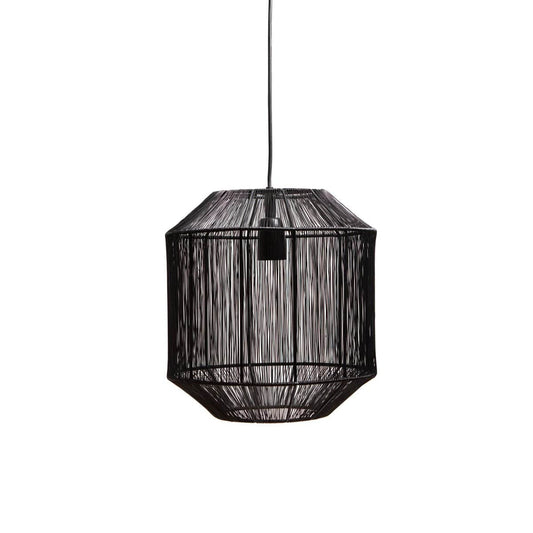 1304 Design Hanglamp SENNA mat zwart Ø30x32cm