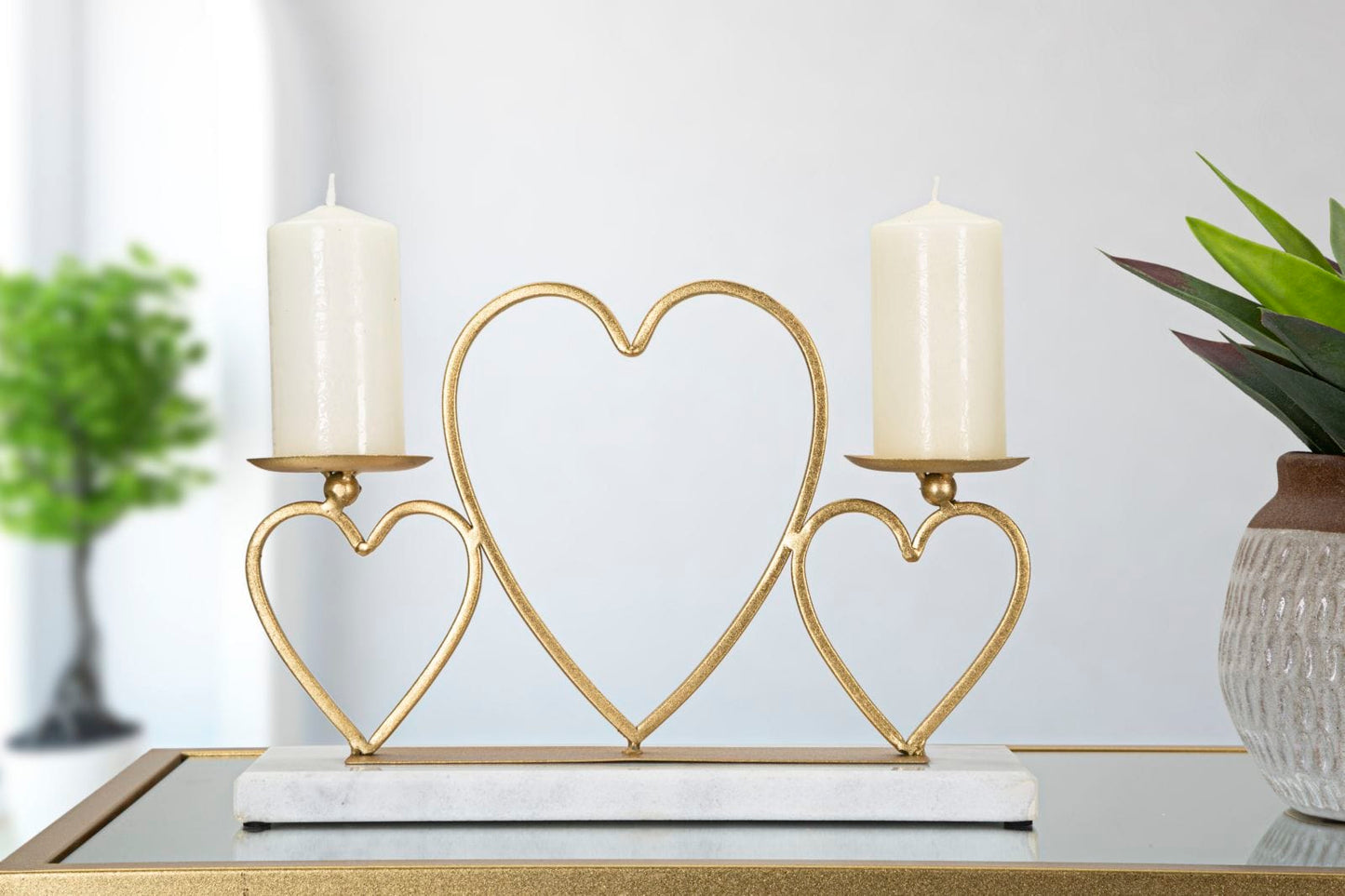Mauro Ferretti HEARTS CANDLE HOLDER CM CM 30X9X20