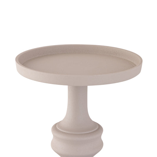 PTMD Helen Beige alu kandelaar gepoedercoat L