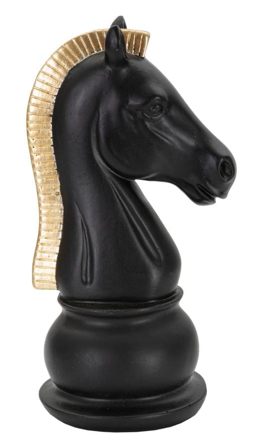 Mauro Ferretti HORSE BLACK AND GOLD CM 10,5X8,5X19