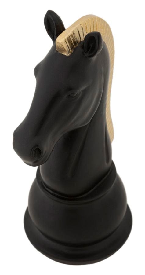 Mauro Ferretti HORSE BLACK AND GOLD CM 10,5X8,5X19