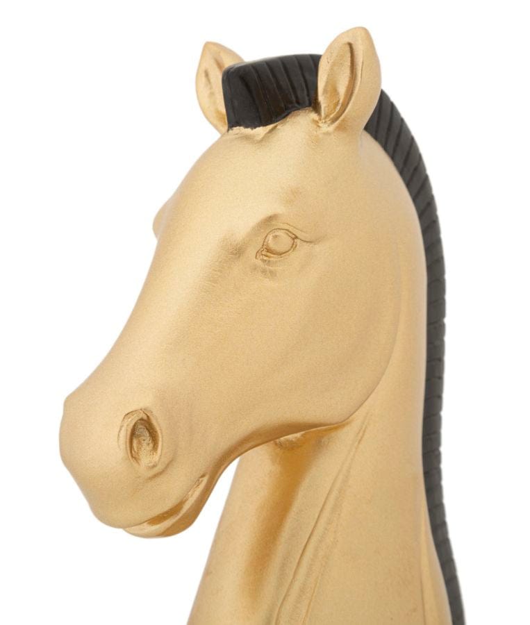 Mauro Ferretti HORSE GOLD AND BLACK CM 10,5X8,5X19