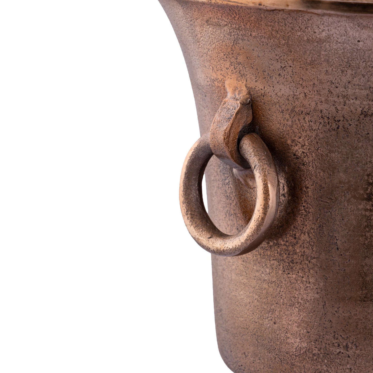 PTMD Idina Koperen alu wijnkoeler met handgrepen