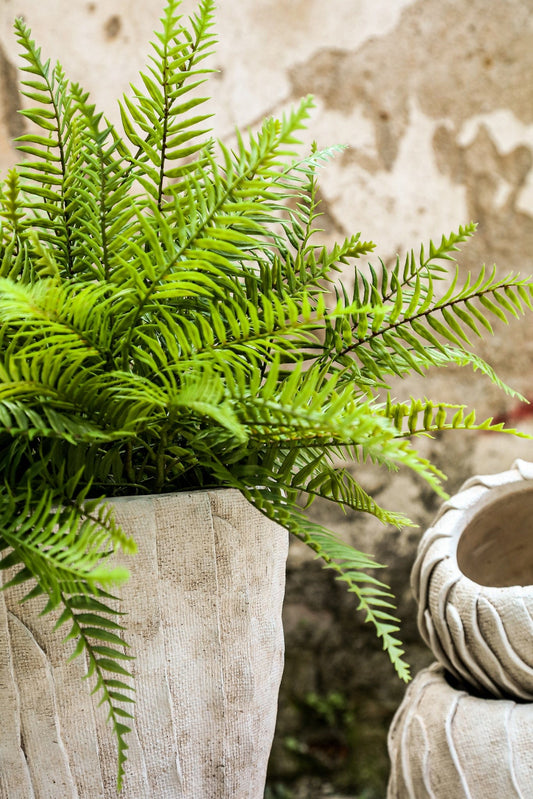 PTMD Illaria Bronze cement ovale potlagen L