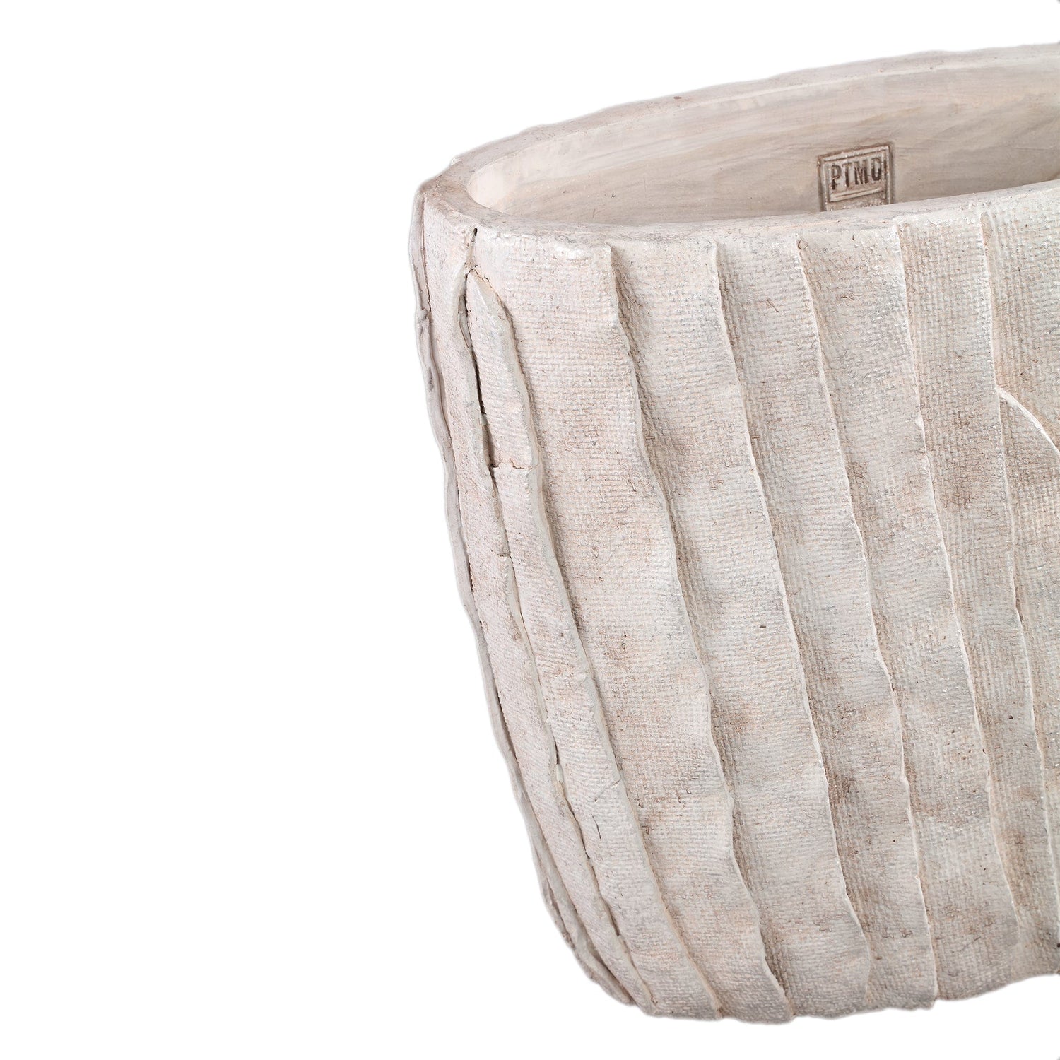 PTMD Illaria Bronze cement ovale potlagen L