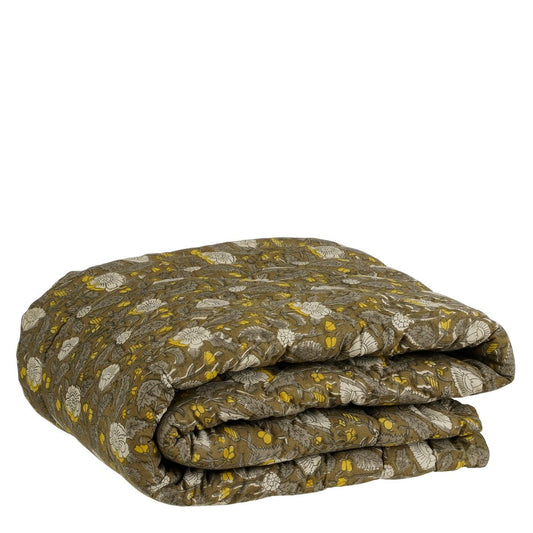 In The Mood In the Mood Collection Quilt Deken - L180 x B130 cm - Katoen - Groen