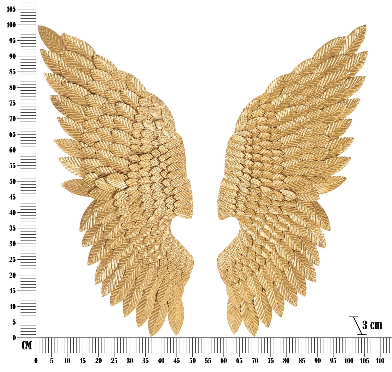 Mauro Ferretti IRON WALL PANEL ALI BEAUTY SET 2 PCS CM 37,5X3X100