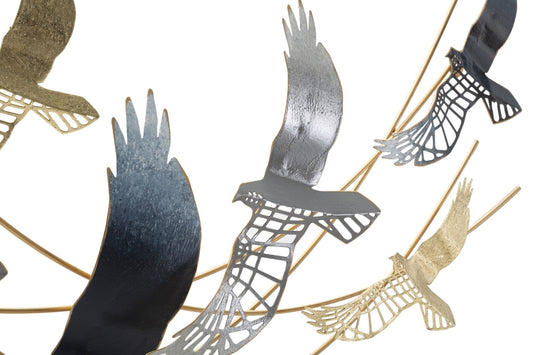 Mauro Ferretti IRON WALL PANEL BIRD CM 90,8X6,4X50,8