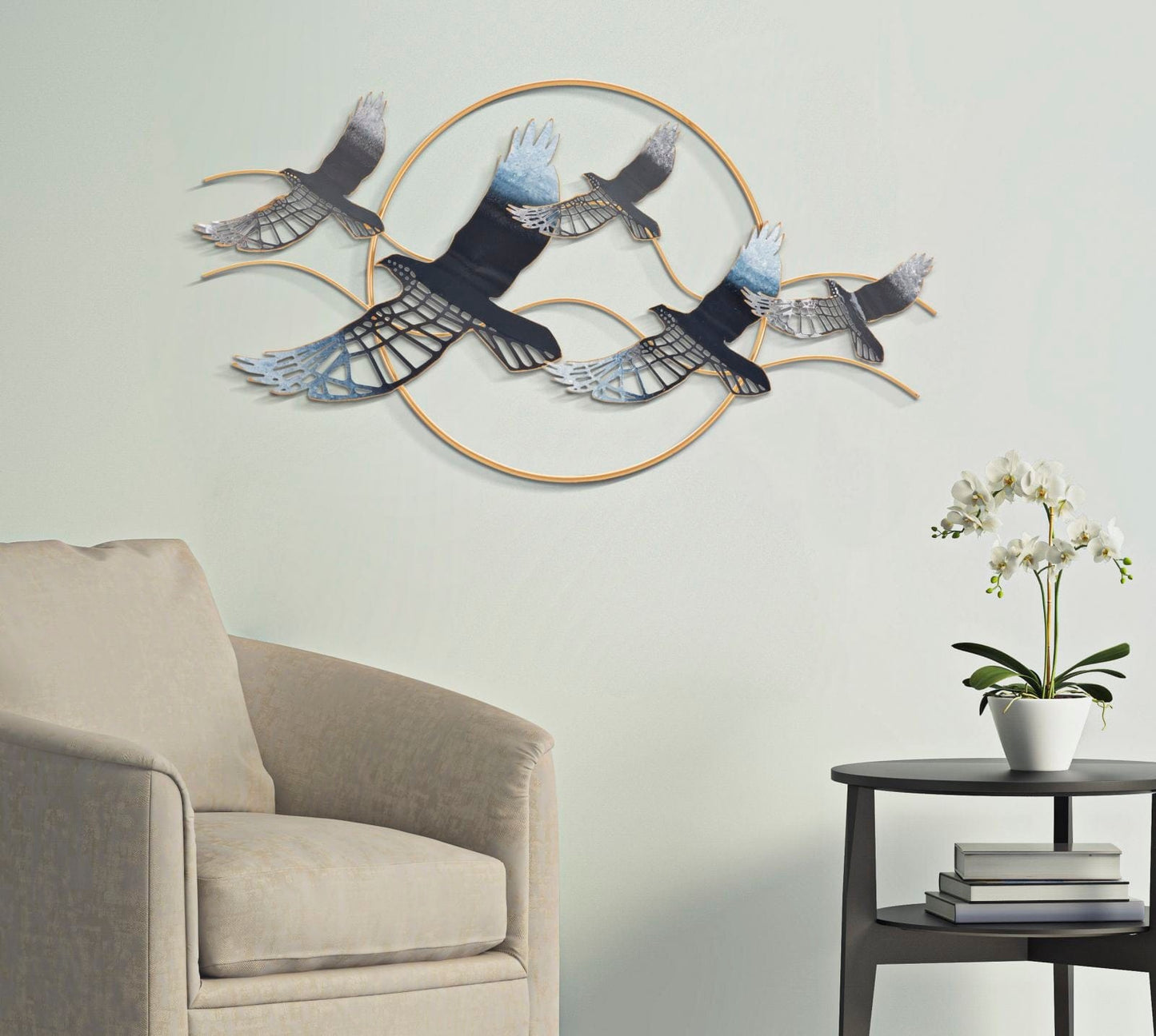 Mauro Ferretti IRON WALL PANEL BIRD CM 91X7X50