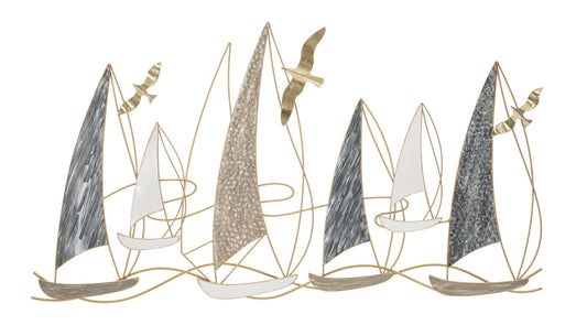 Mauro Ferretti IRON WALL PANEL BOAT LIGHT CM 123,8X5,1X69,9