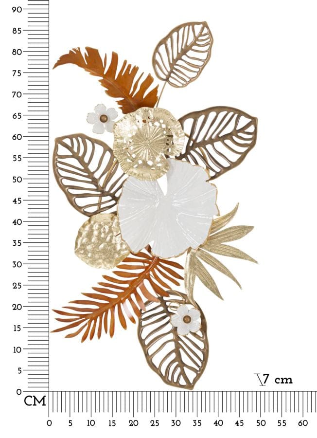 Mauro Ferretti IRON WALL PANEL BOUQUET CM 50,8X7X87