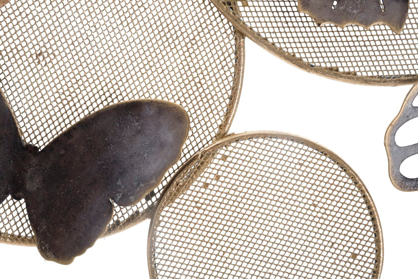 Mauro Ferretti IRON WALL PANEL BUTTERFLY DARK CM 66X5X38