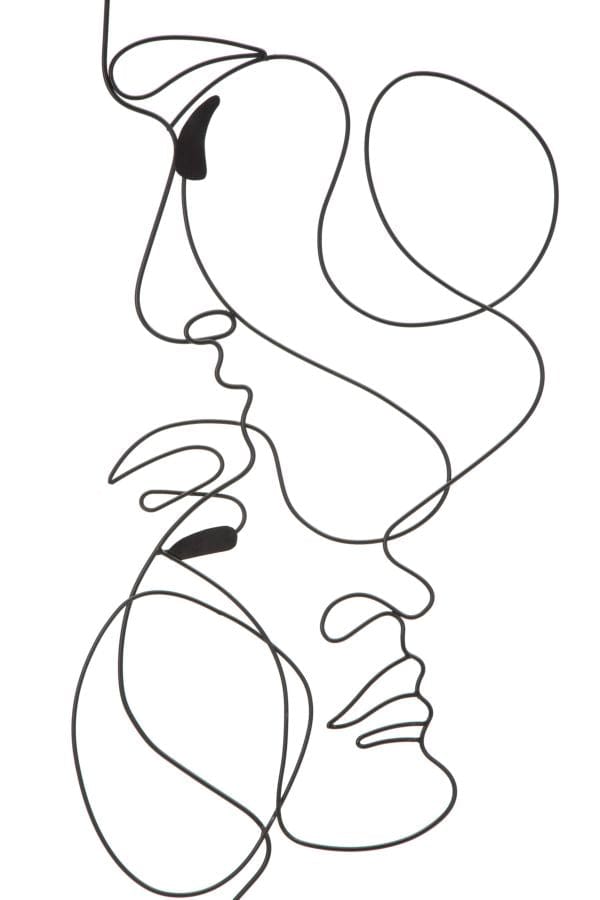 Mauro Ferretti IRON WALL PANEL COUPLE SIMPLY CM 70X1X100