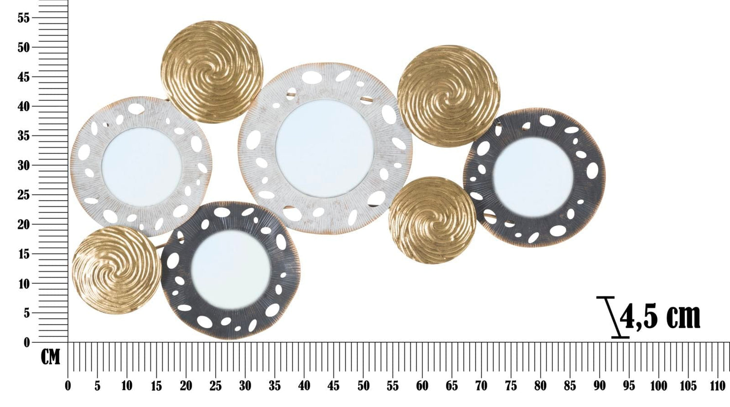 Mauro Ferretti IRON WALL PANEL GLOTY -C- CM 91X4,5X54,5