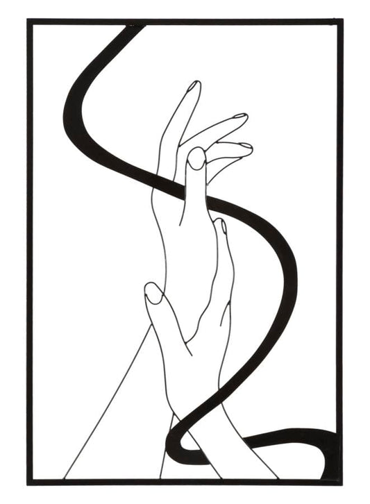 Mauro Ferretti IRON WALL PANEL HANDS CM 60X1X90