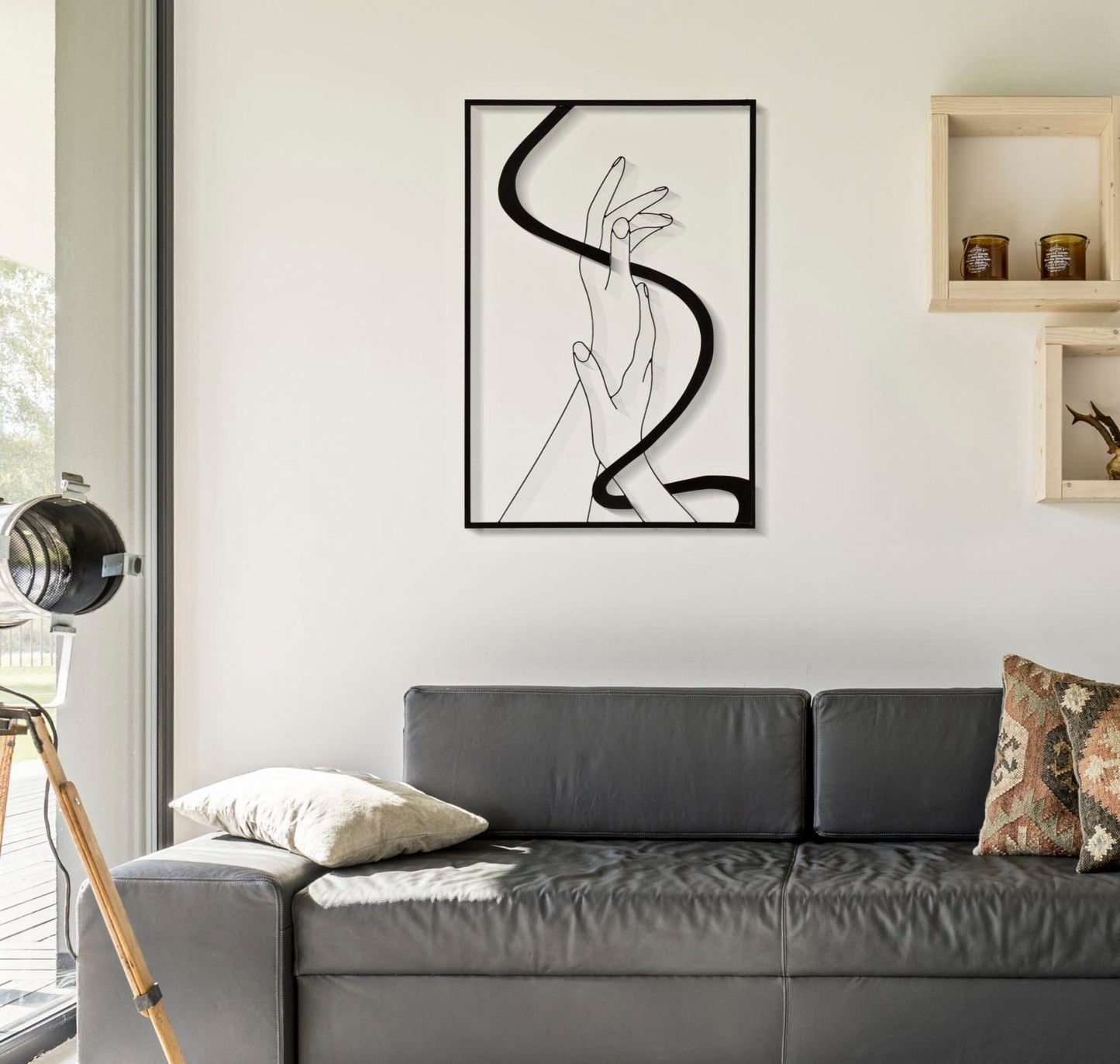 Mauro Ferretti IRON WALL PANEL HANDS CM 60X1X90