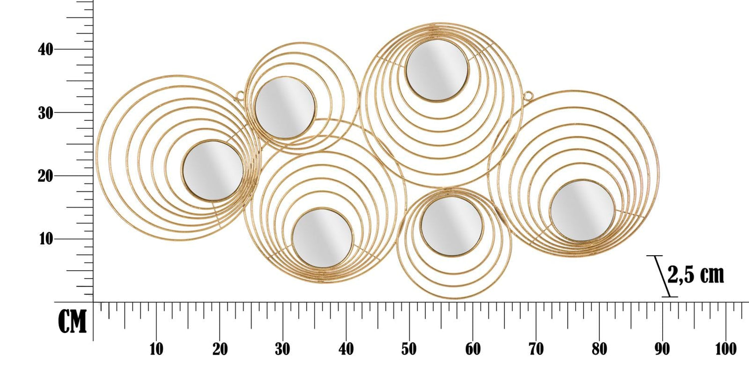 Mauro Ferretti IRON WALL PANEL RAYS CM 90X2,5X45