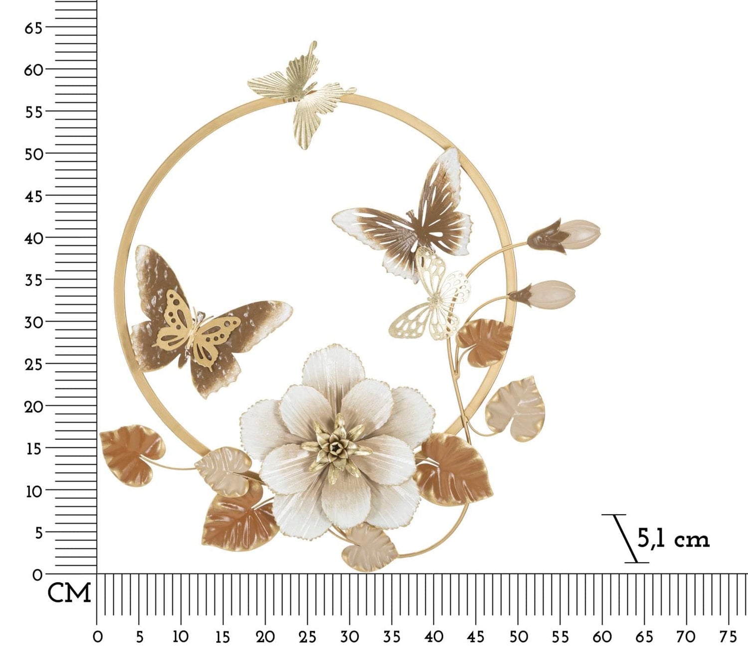 Mauro Ferretti IRON WALL PANEL ROUNS CM 58,4X5,1X63,5