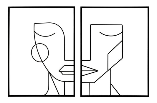 Mauro Ferretti IRON WALL PANEL TRIBAL SIMPLY SET 2PCS CM 60X1X80