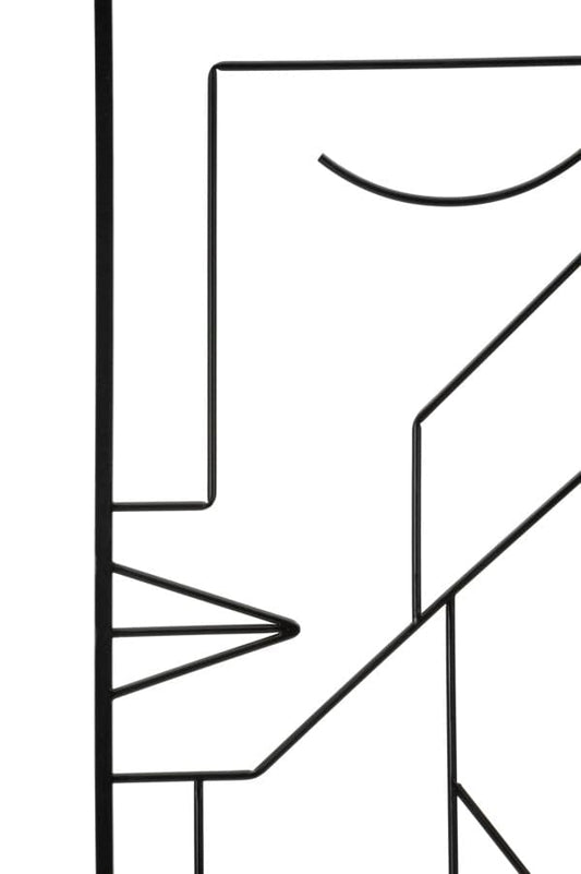 Mauro Ferretti IRON WALL PANEL TRIBAL SIMPLY SET 2PCS CM 60X1X80