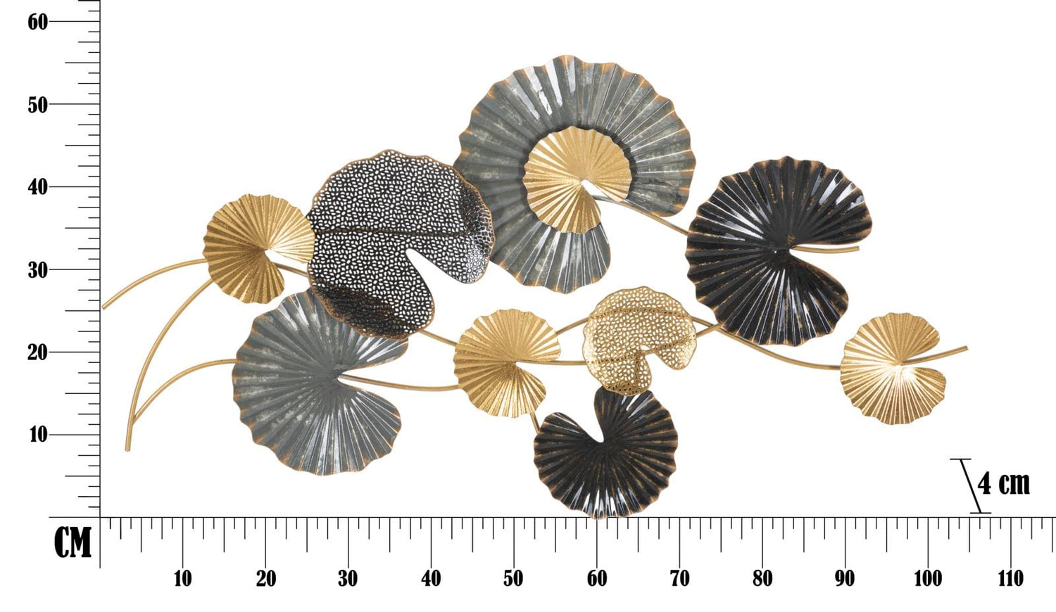 Mauro Ferretti IRON WALL PANEL WEB -B- CM 105X4X56