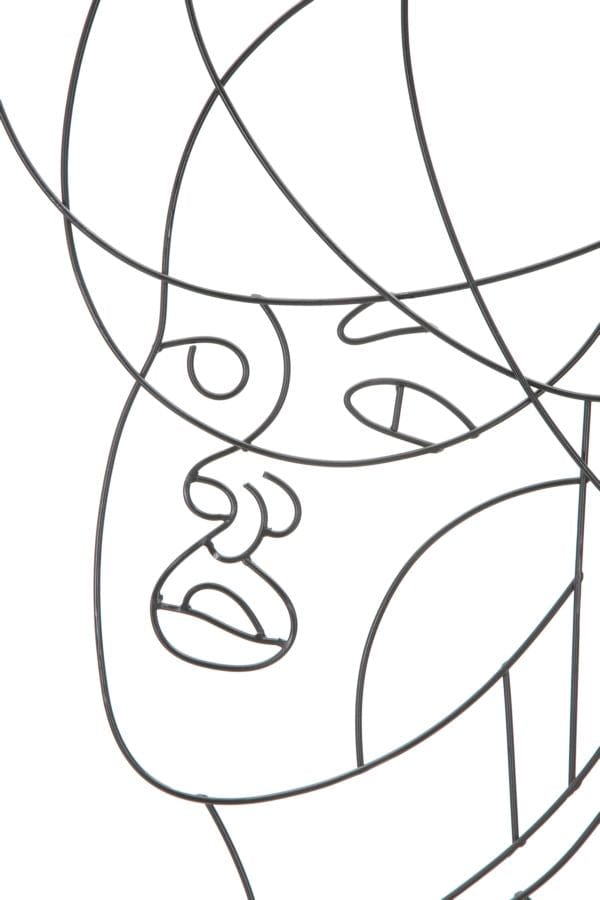 Mauro Ferretti IRON WALL PANEL WOMAN SIMPLY SET 2PCS CM 60X1X80